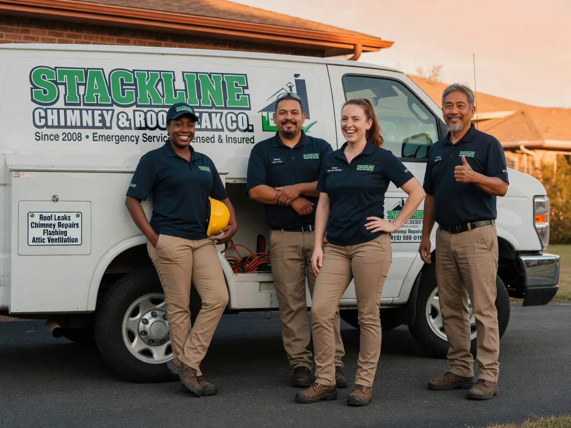 Chimney flashing repair company in Blue Mountain, AR